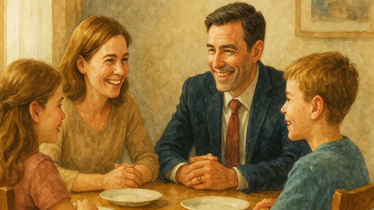 As a candidate, your family must be supportive.