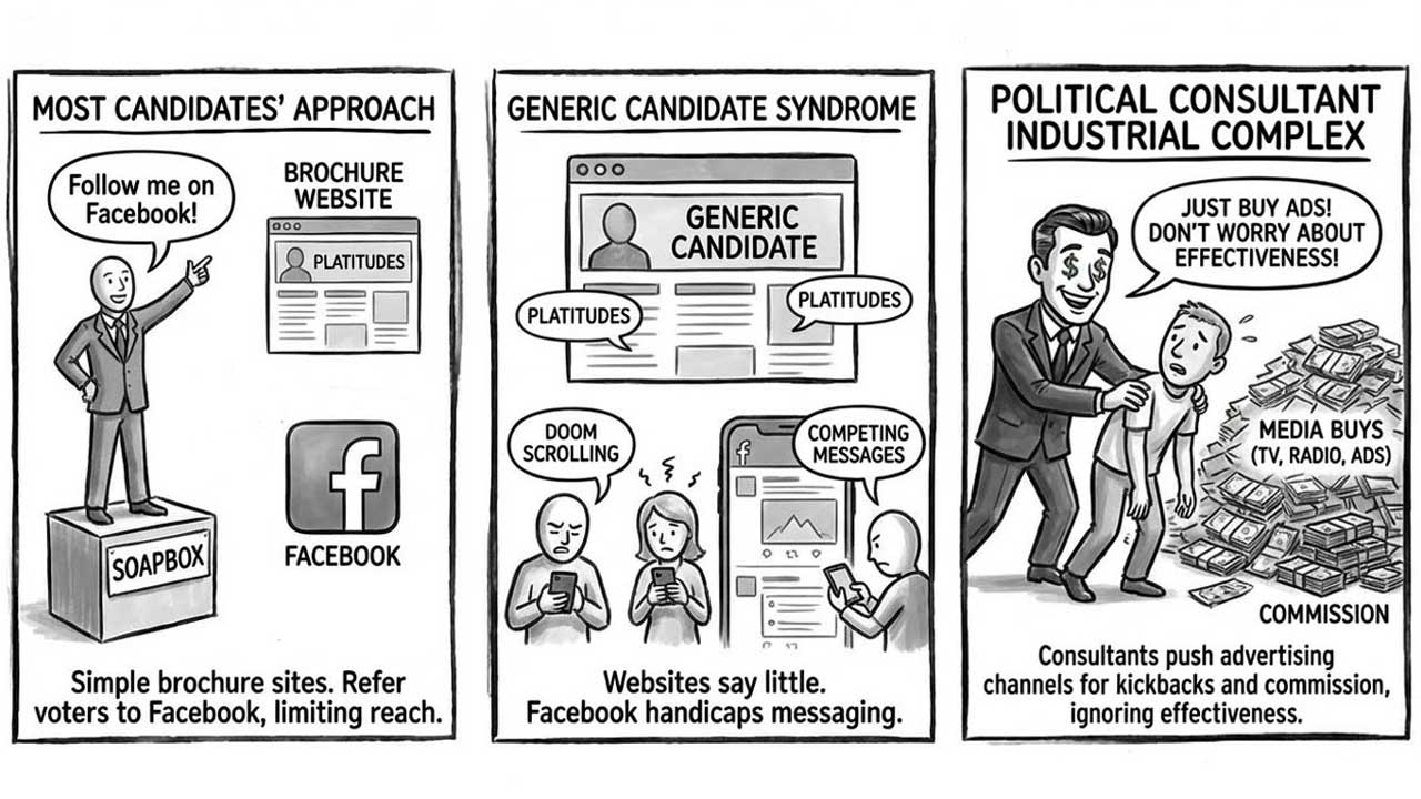 Using a website as a platform will make your campaign stand out.